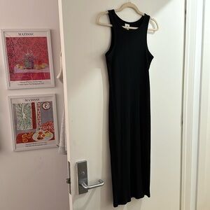 h&m ribbed midi dress